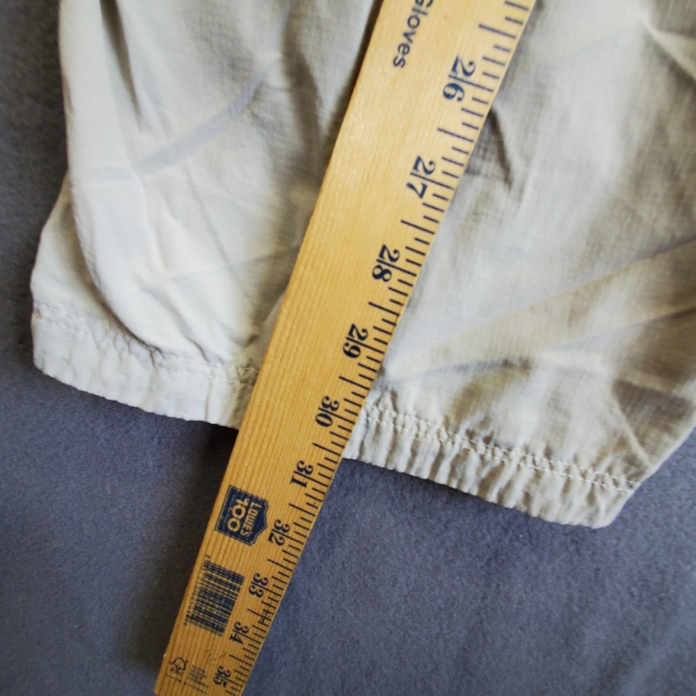 Columbia Tan Nylon Cargo Hiking Pants Womens 16 Regular Khaki Outdoor Travel - Picture 9 of 9